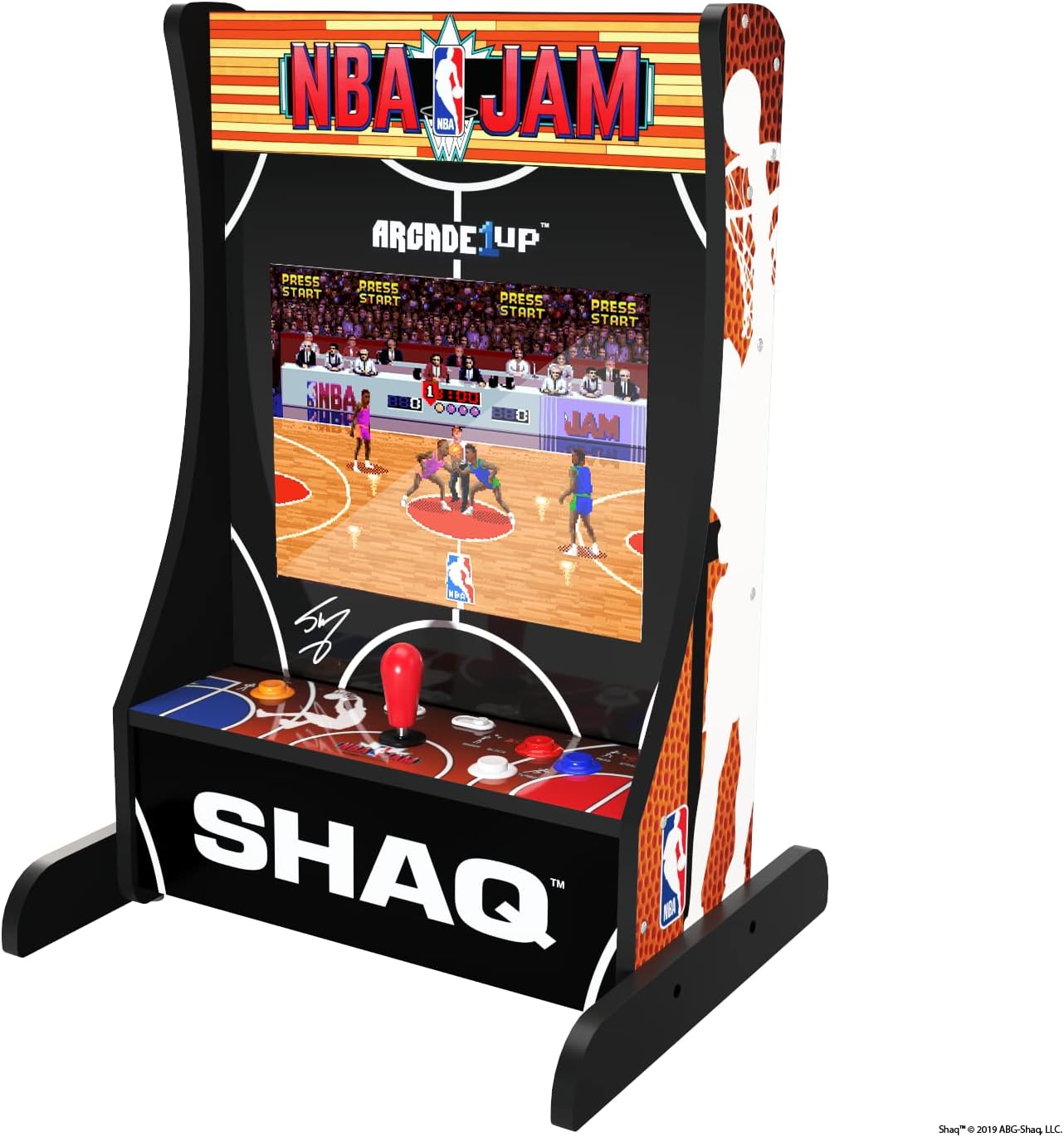 ARCADE1UP NBA JAM Shaq Edition Partycade 3 Games in 1