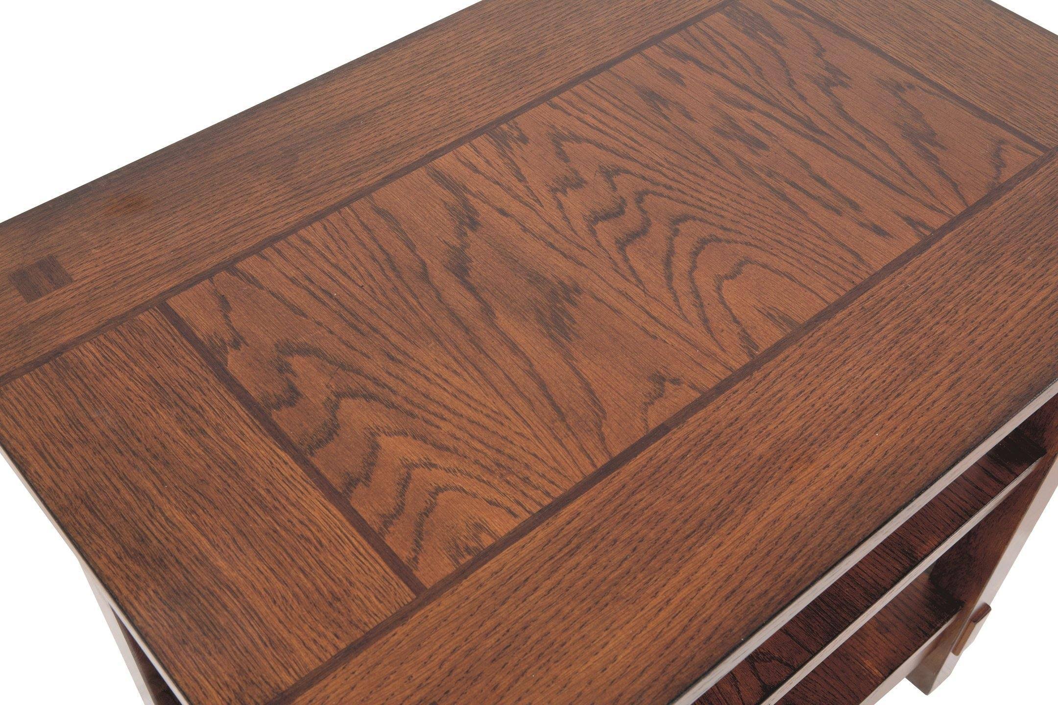 Ashley Cross Island Brown Chair Side End Table