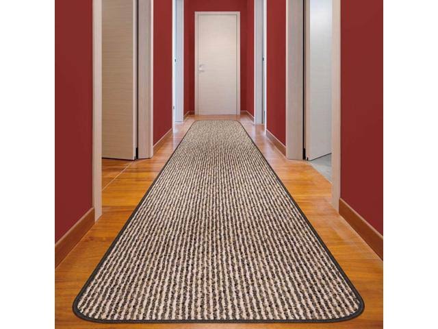 Skid-Resistant Carpet Runner - Black Ripple - 16 ft. x 36 in. - Many Other Sizes to Choose from