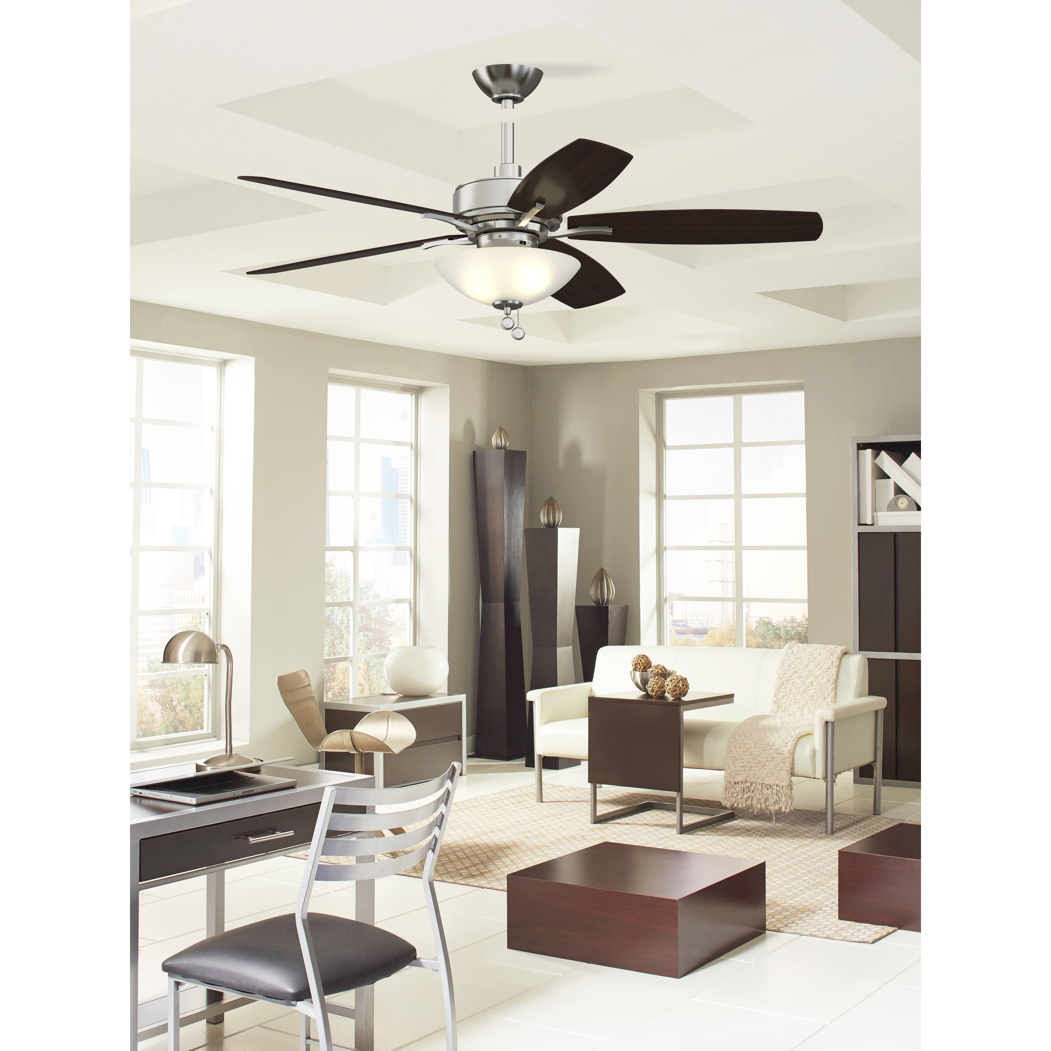 Fanimation FP6285BBN Aire Deluxe Brushed Nickel LED 52x22 Ceiling Fan