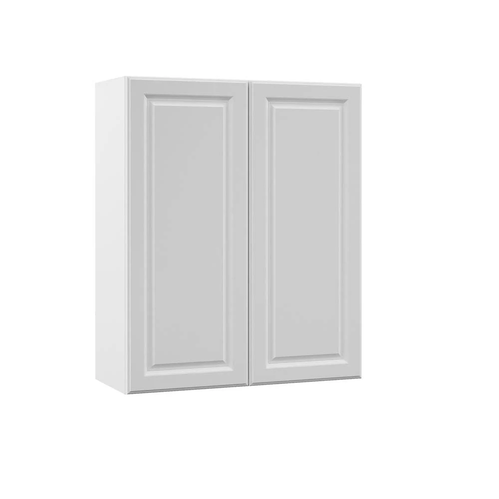 Hampton Bay Designer Series Elgin Assembled 30x36x12 in. Wall Kitchen Cabinet in White