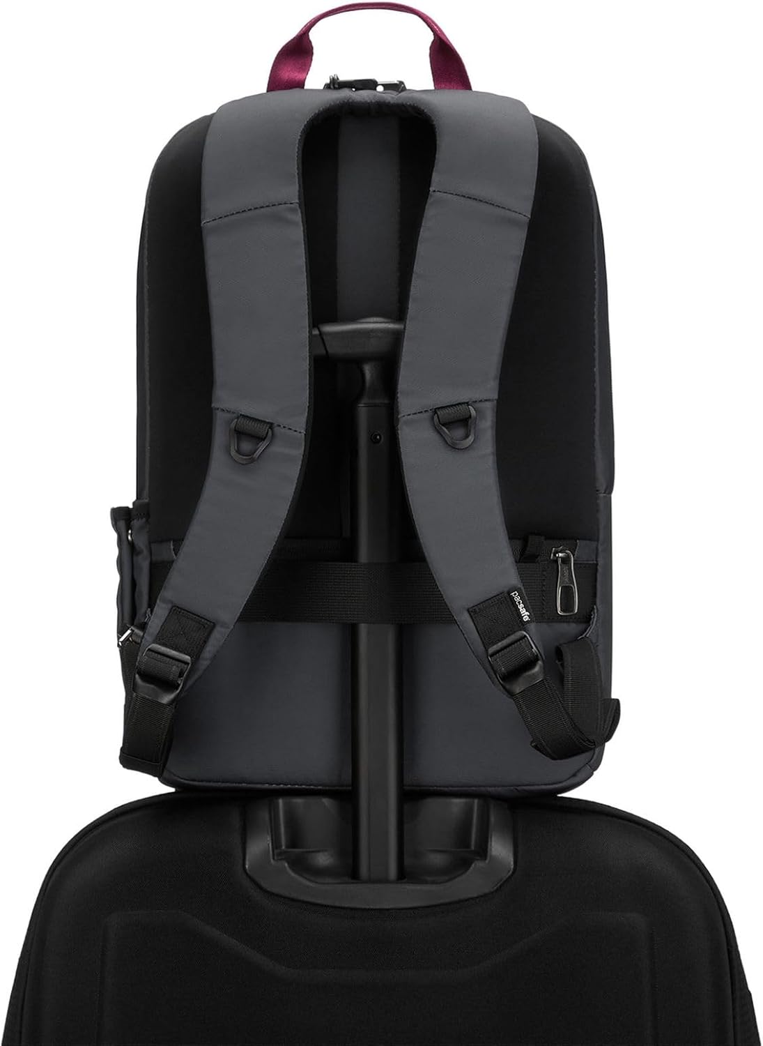 Pacsafe Metrosafe X Anti Theft 20L Backpack-with Padded 16" Laptop Sleeve, Slate, 20 Liter