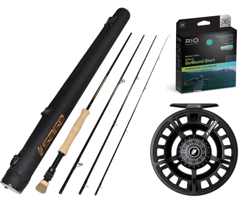 Sage Payload 689-4 Fly Rod Outfit : 6wt, 8&9x22