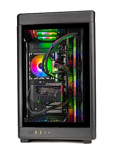 Skytech Gaming PC Desktop – Intel Core i7 12700F 2.1 GHz, NVIDIA RTX 4070 Ti, 1TB NVME SSD, 16GB DDR4 RAM 3200, 750W Gold PSU, 360mm AIO, 11AC Wi-Fi, Windows 11 Home 64-bit,Black
