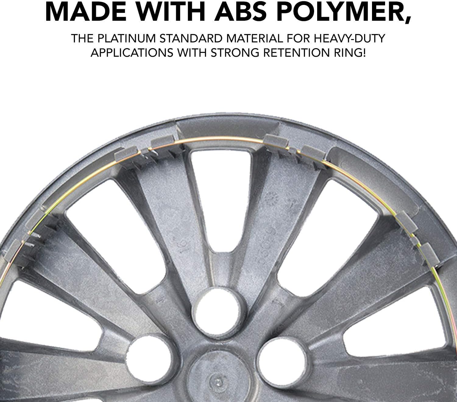 Mayde Hubcaps 16 inch – Fits Nissan Sentra (Set of 4), Wheel Covers for 2013-2018 Models