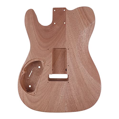 Leo Jaymz DIY Single Cut Electric Guitar Kits with Mahogany Body and Neck - Rosewood Fingerboard and All Components Included (LP Hollow)