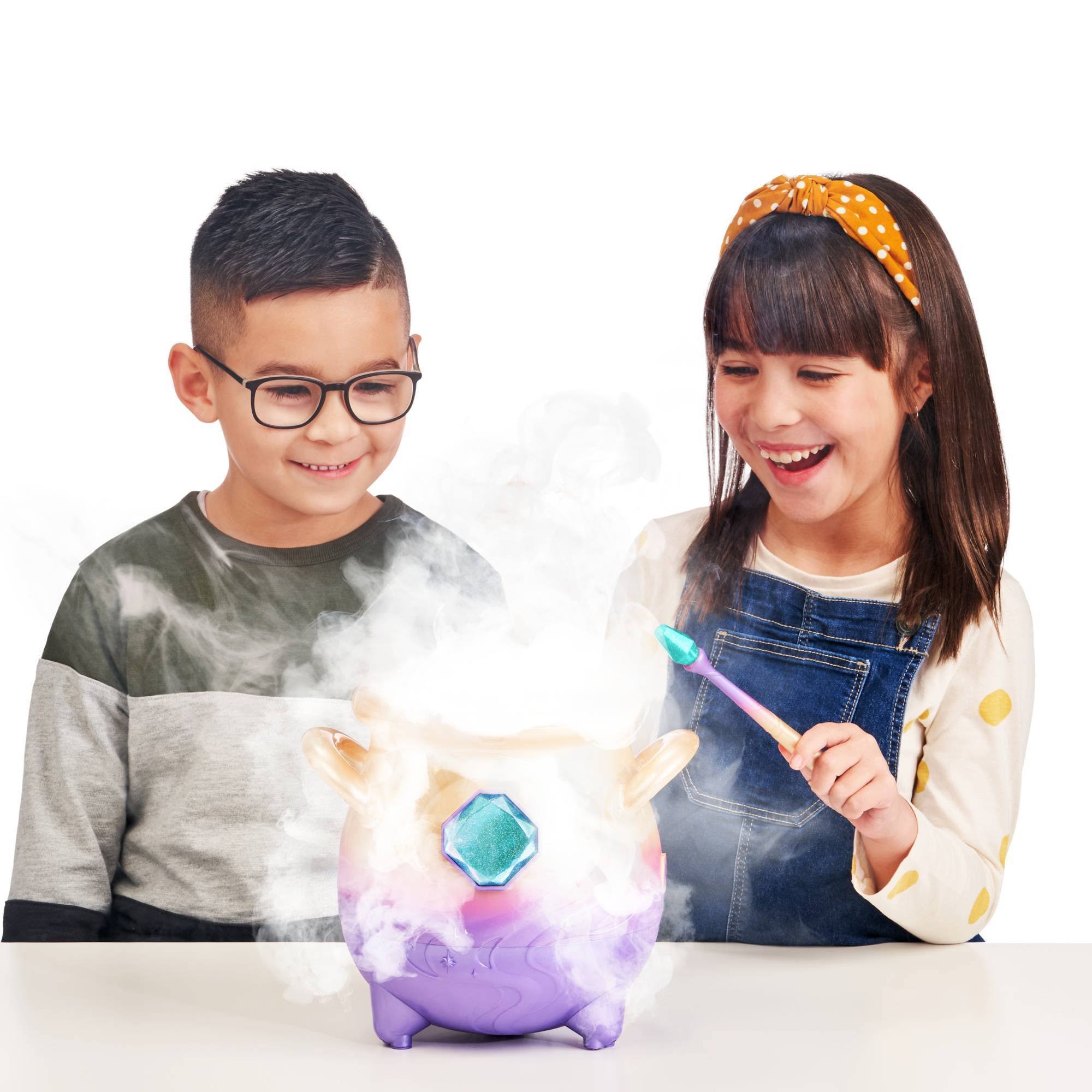 Magic Mixies Blue Interactive Plush Toy Magical Misting Cauldron