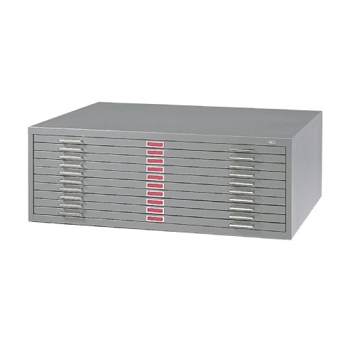 Safco Products 4997WHR Flat File Closed Base for 5-Drawer 4996WHR Flat File, Sold Separately, White