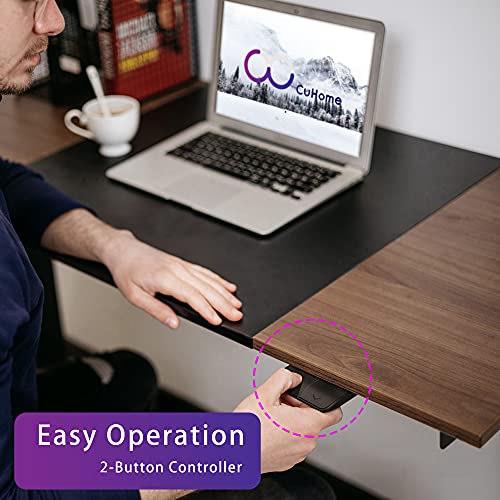 Electric Standing Desk 48 x 24 Inch Height Adjustable Stand Up Desk for Home and Office, Sit Stand Desk Computer Workstation with Splice Board
