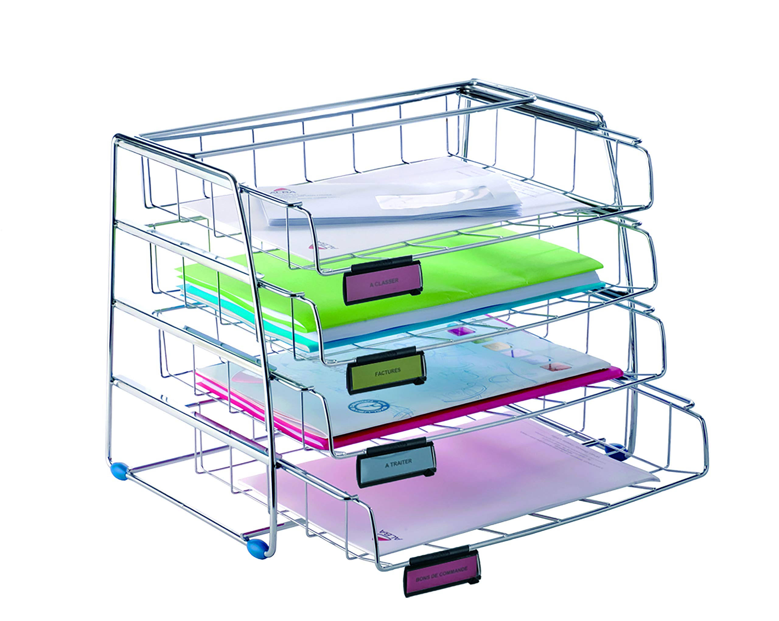 Alba 4 Sliding Side Load Letter Tray