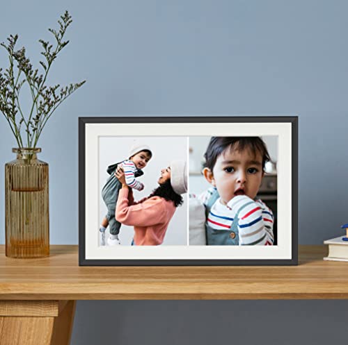 Aura Digital Picture Frame - 10.1" HD Mat Display | Wirecutter's Best Digital Frame for Gifting - Send Photos Directly from Your Phone from Anywhere | Quick & Easy Setup Over WiFi - Free App | Black