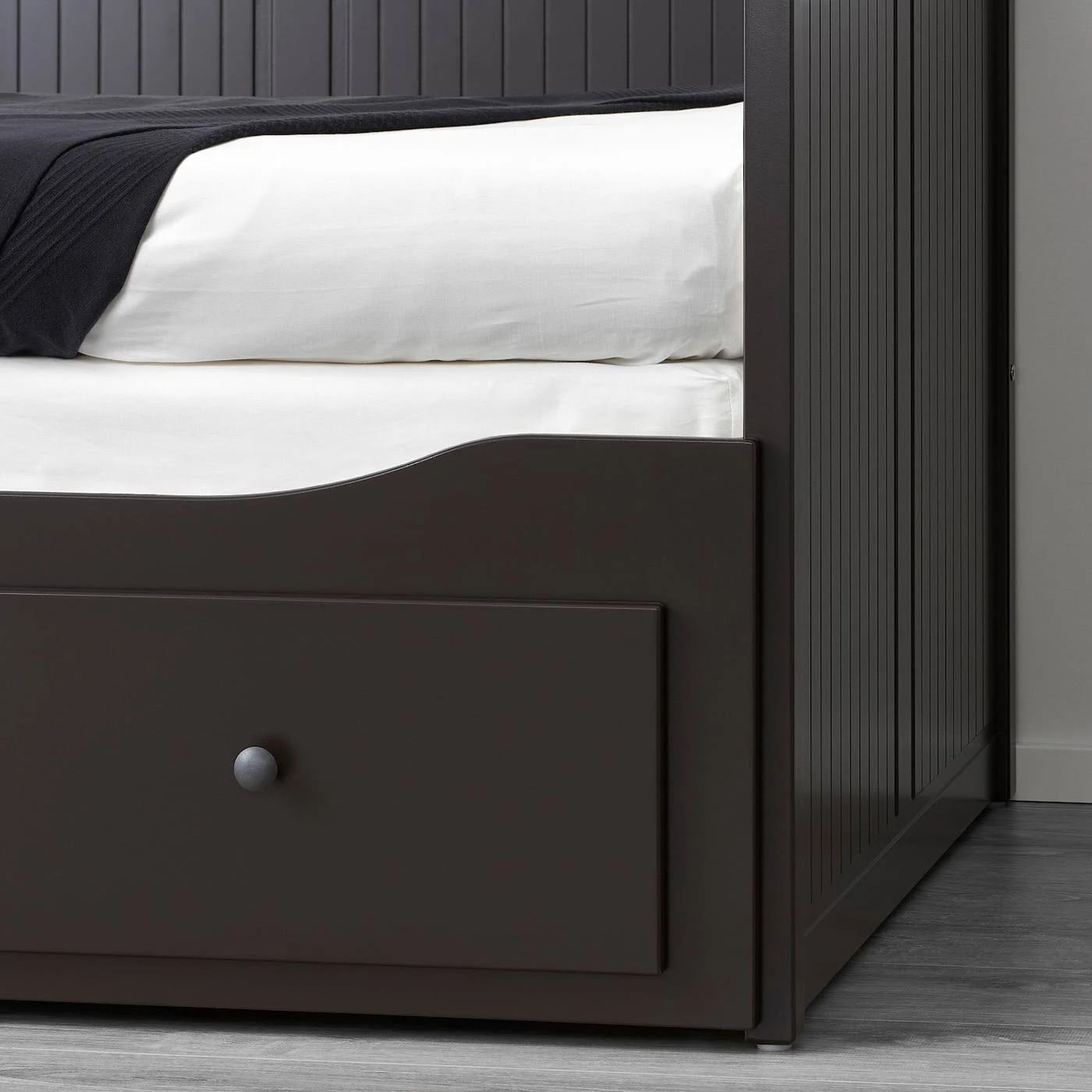 IKEA - HEMNES Daybed Frame with 3 Drawers, black-brown, Twin