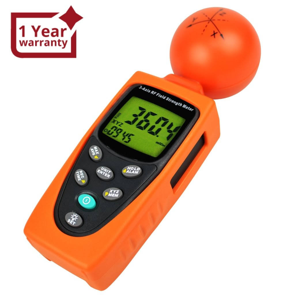 Digital 3 Axis EMF RF Radiation Electrosmog Meter