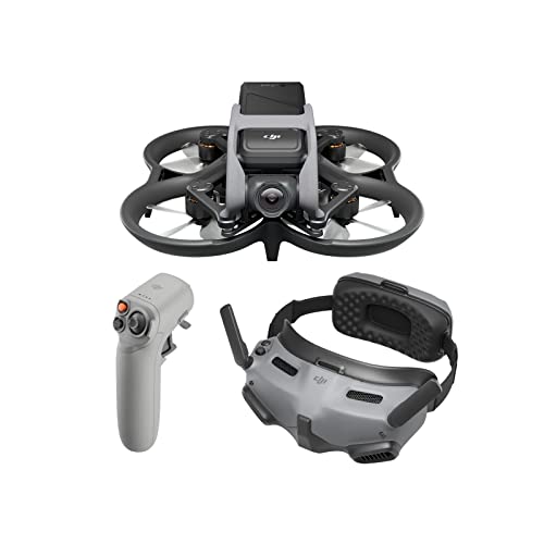 DJI Avata Pro-View Combo - First-Person View Drone UAV Quadcopter with 4K Stabilized Video, Super-Wide 155° FOV, Emergency Brake and Hover, Includes New RC Motion 2 and Goggles 2