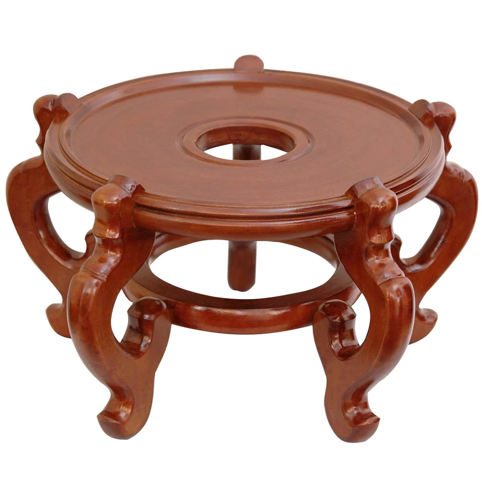 Oriental Furniture Rosewood Fishbowl Stand