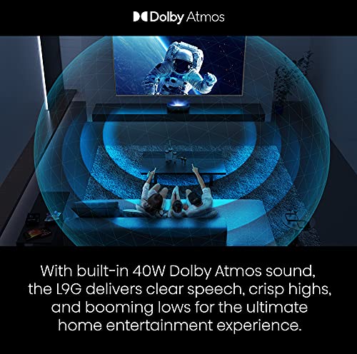 Hisense 4K UHD Ultra-Short Throw Laser TV 100" High Gain ALR Screen, 2700 lumens, Compatible with Dolby Atmos, Google Assistant and Chromecast Built-in, Compatible with Alexa