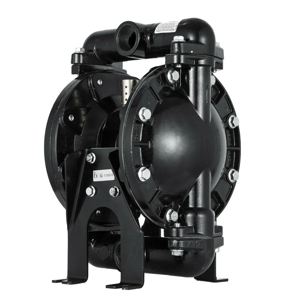 Air-Operated Double Diaphragm Pump 1" Inlet Outlet Petroleum Fluids 35GPM 120PSI