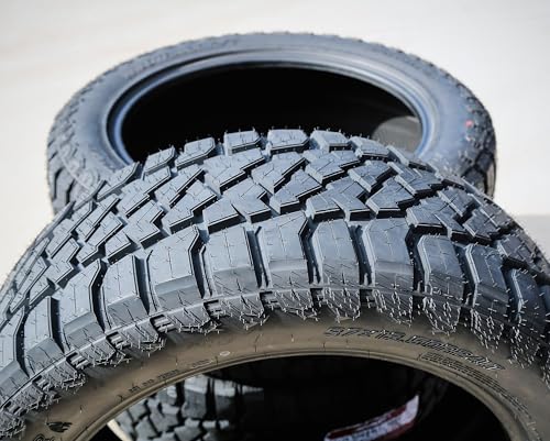 Wildtraxx R/T All-Terrain Mud Off-Road Light Truck Radial Tire-35X12.50R20LT 35X12.50X20 35X12.50-20 126R Load Range F LRF 12-Ply BSW Black Side Wall