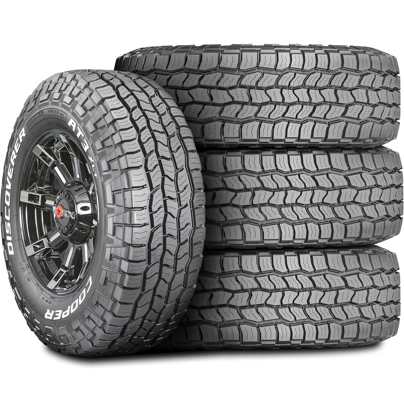 Set of 4 (FOUR) Cooper Discoverer AT3 XLT LT 31X10.50R15 109R C 6 Ply A/T All Terrain Tires