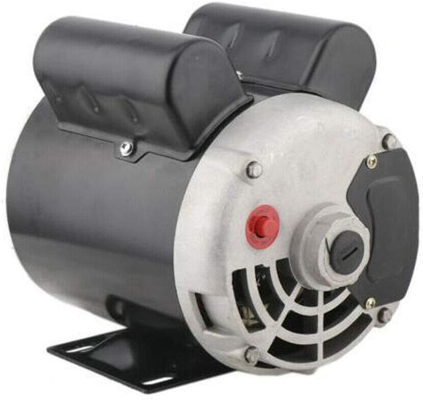 Electric Motor for Air Compressor, 3HP SPL Single Phase Compressor Duty Motor 230V AC Non-Reversible Electric Compressor Motor, 5/8" Keyed Shaft, 3480 RPM, 56 Frame