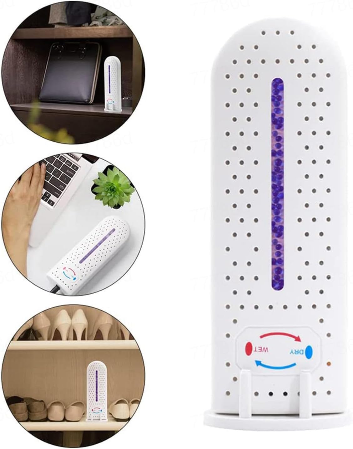 Gerrit Portable Dehumidifier For Car, Dehumidifiers For Bedroom Cordless Rechargeable Mini Dehumidifier, For Closed Spaces, Cabinet Andcloset,2PCS (2PCS)