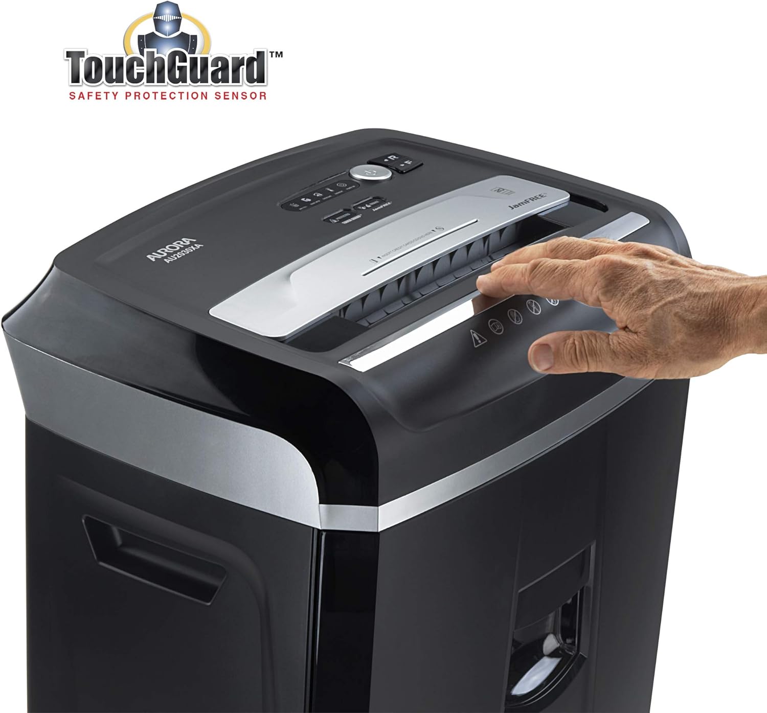 Aurora JamFree AU2030XA 20-Sheet Crosscut-Cut Paper / CD / Credit Card Shredder/ 60 Minutes Continuous Run Time