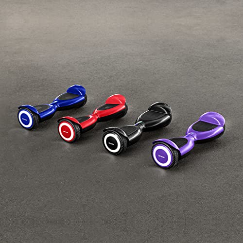 Jetson Prism All-Terrain Hoverboard | All-Terrain Tires | LAVA LED Light-Up Rims| Top Speed of 7 mph | Range of Up to 5 Miles| Active Balance Technology