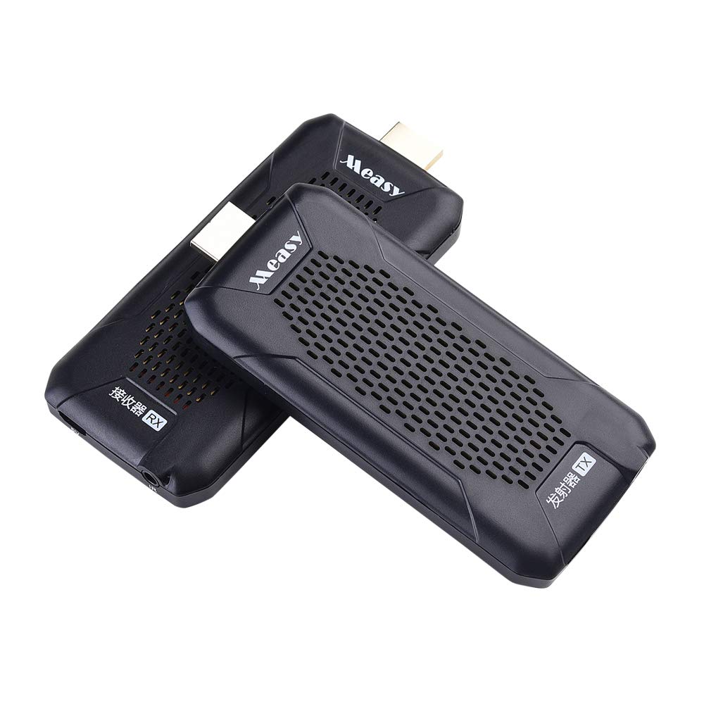 Wireless HD Transmitter and Receiver Wireless HD Extender Wireless HD Sender 2.4G/5.8G up to 100M/330FT HDMI Wireless Audio Video for HD TV / Projector Maybe delay