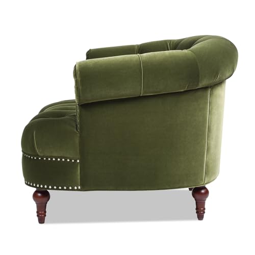 Jennifer Taylor Home La Rosa Victorian Tufted Upholstered Accent Chair, Lavender Velvet