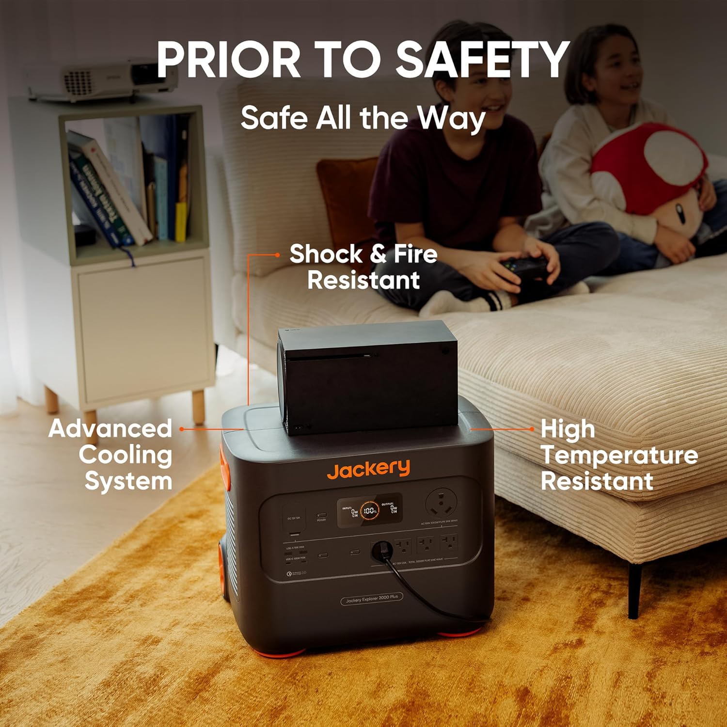 Jackery Portable Power Station Explorer 2000 Plus, 2042Wh Solar Generator, Compatible with Solar Panel for Outdoor RV Camping & Emergency (Renewed)