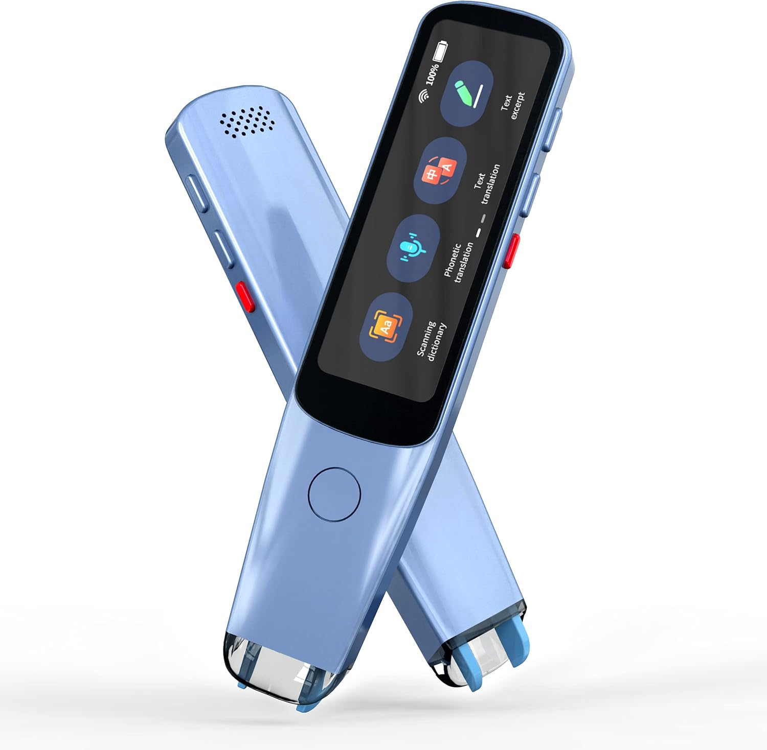 ScanReader Pen, NEWYES Scanning Pen Language Translator Device OCR Digital Reading Pen Support Text&Phonetic Multilingual Translation (Pen 3.0)
