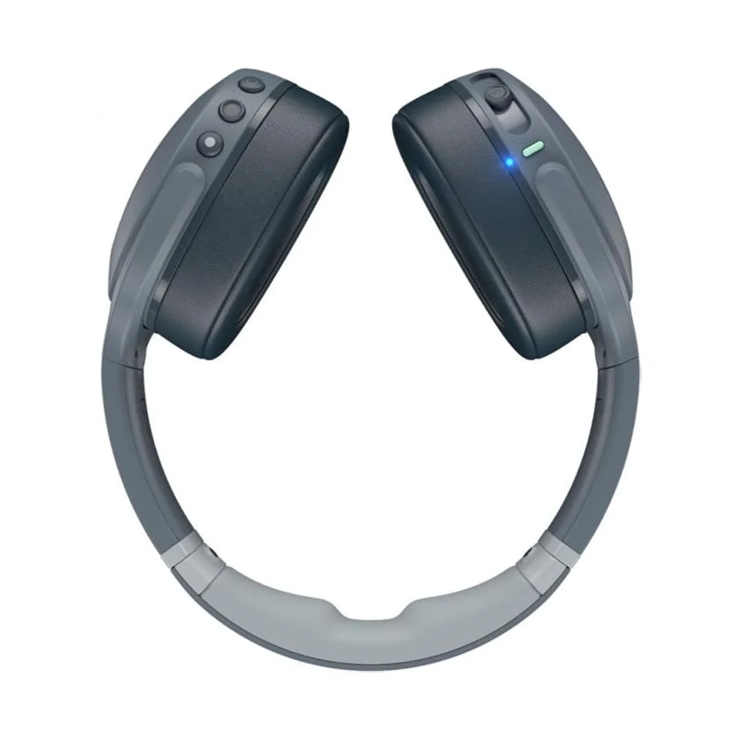Skullcandy Crusher EVO True Wireless Bluetooth Over Ear Headphone Bundle with Premium Deluxe Carrying Case (Gray)