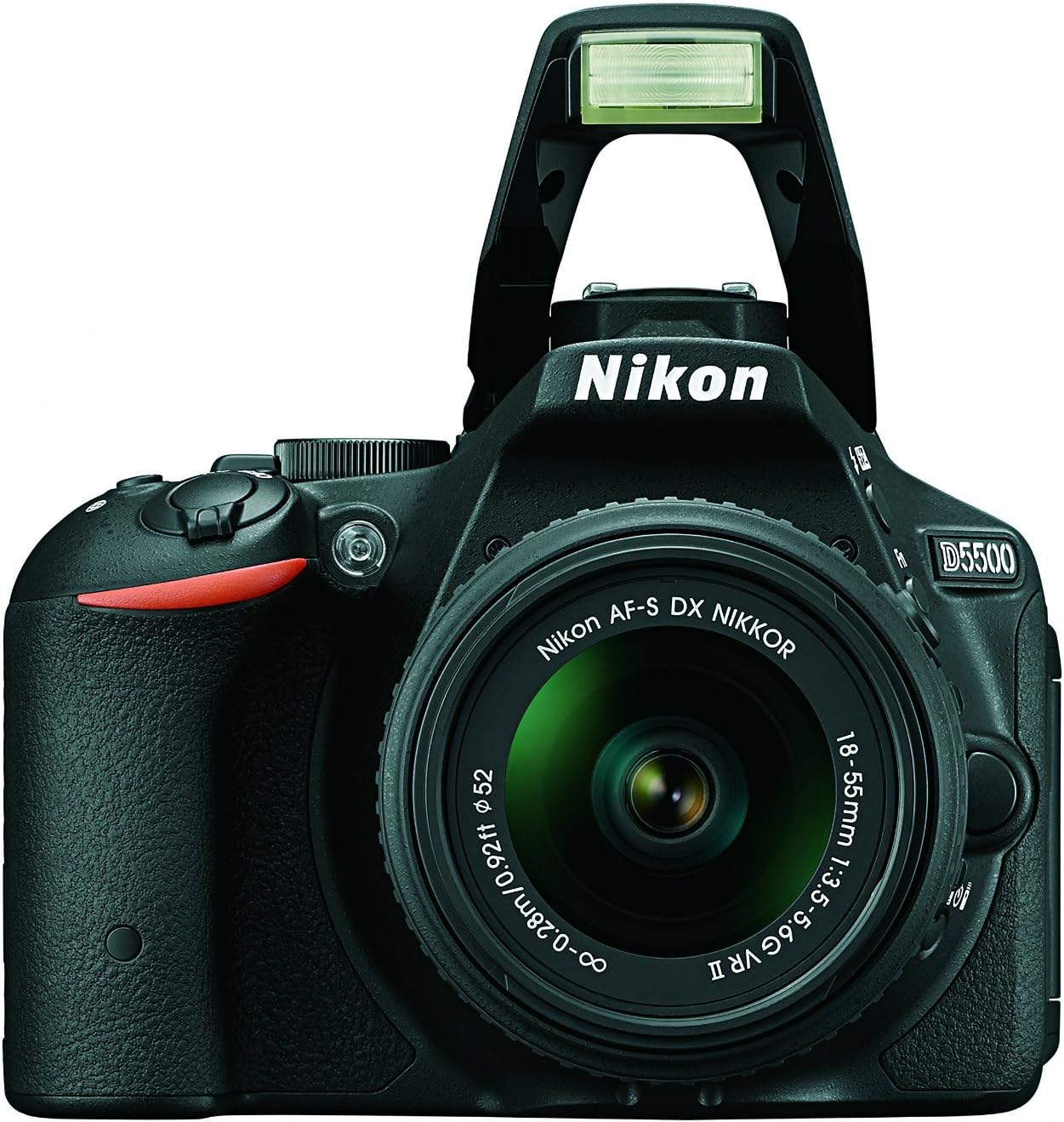 Nikon D5500 DX-format Digital SLR w/ 18-55mm VR II Kit (Black)