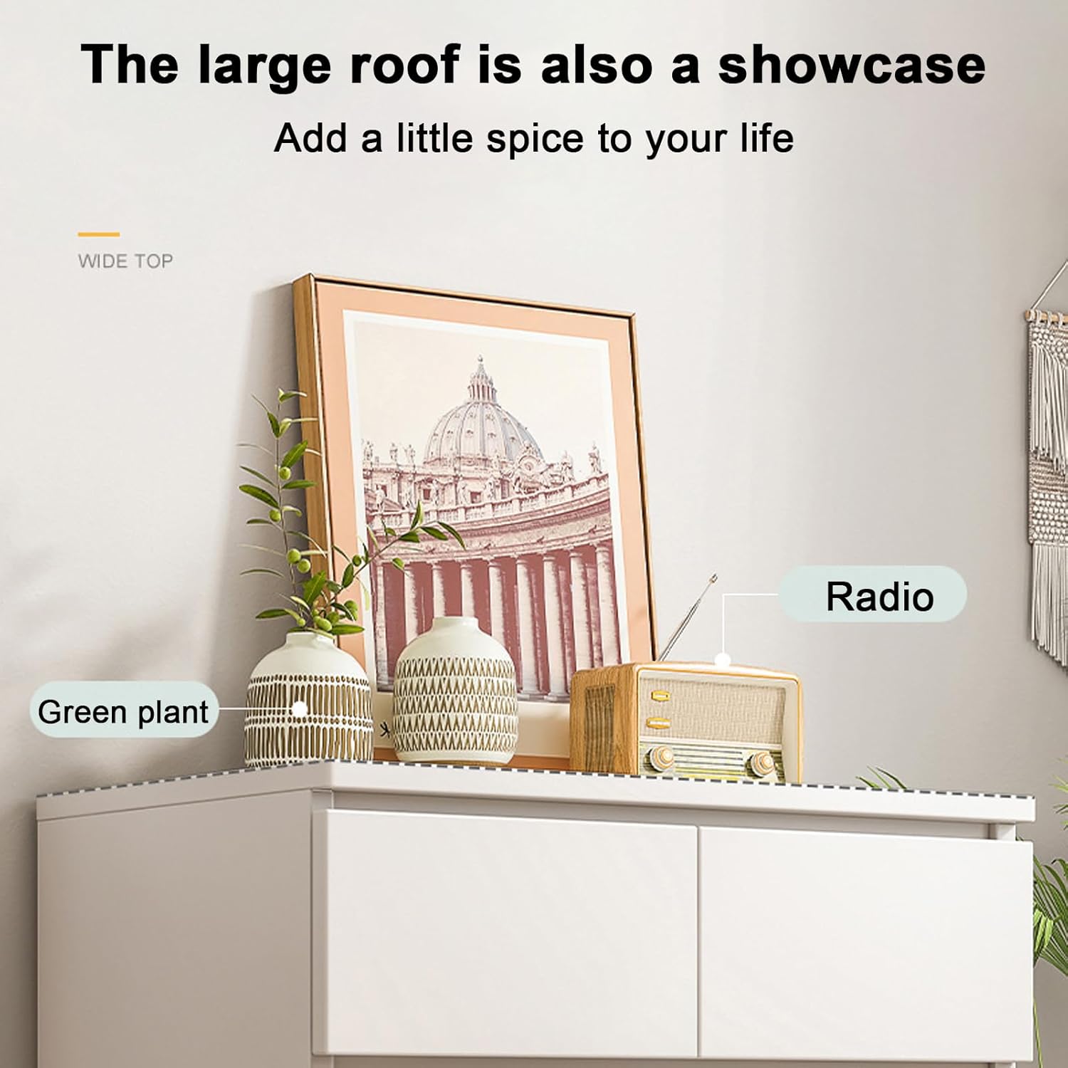 Tall White Skinny Dresser for Bedroom, Closet Organizer, Chest Drawer, Tall Dresser with 6 Wood Drawers Tall Storage Dresser Chest Cabinet Organizer Unit for Bedroom, Living Room, Closet, Hallway