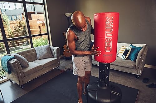 Century Original Wavemaster | Freestanding Punching Bag with Base | Boxing Training Equipment | Punching Bag Stand Adult | Freestanding Kickboxing and MMA Trainer | Adjustable height 47" to 68"