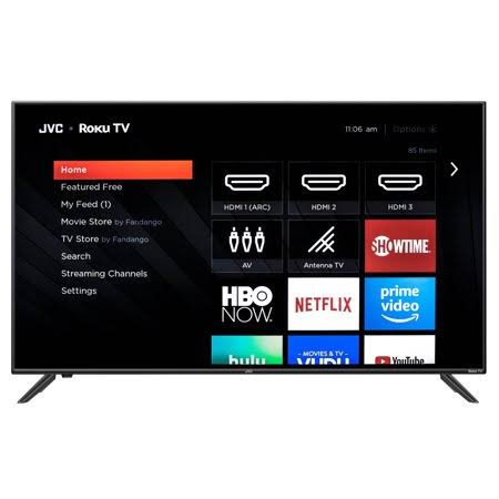 Refurbished JVC 50 inch Class 4K UHD 2160p HDR Roku Smart LED TV LT-50MAW595