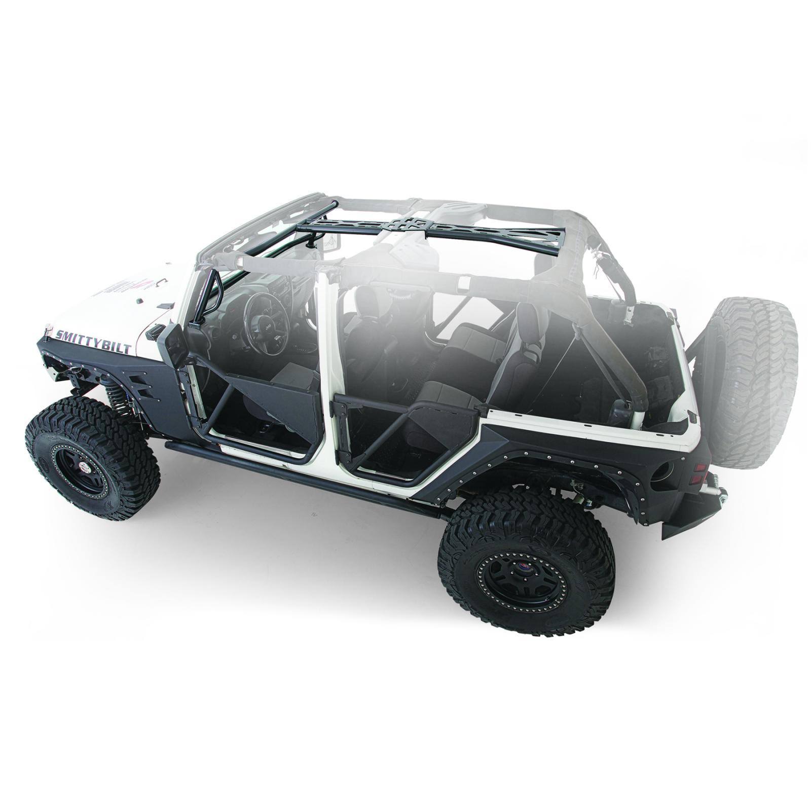 Smittybilt 76902 SRC Cage Kit Black Jeep Wrangler