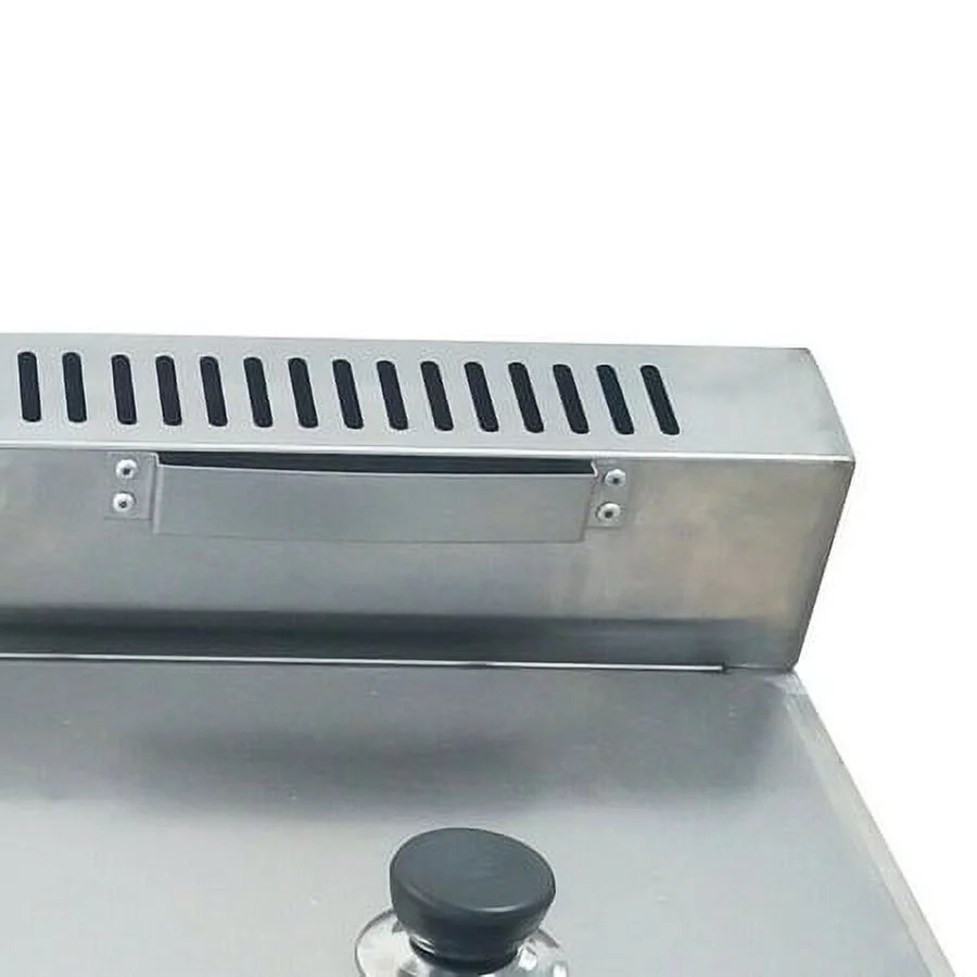 Commercial Propane Deep Fryer Countertop 18L Gas Fryer 3 Pan LPG NG Gas Fryer