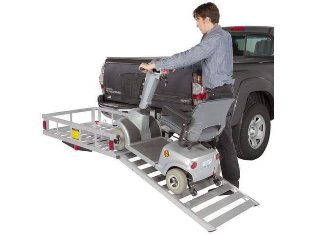 Silver Spring Economy Hitch Mounted Mobility Scooter Carrier Rack with Ramp 2024 Best Sellers