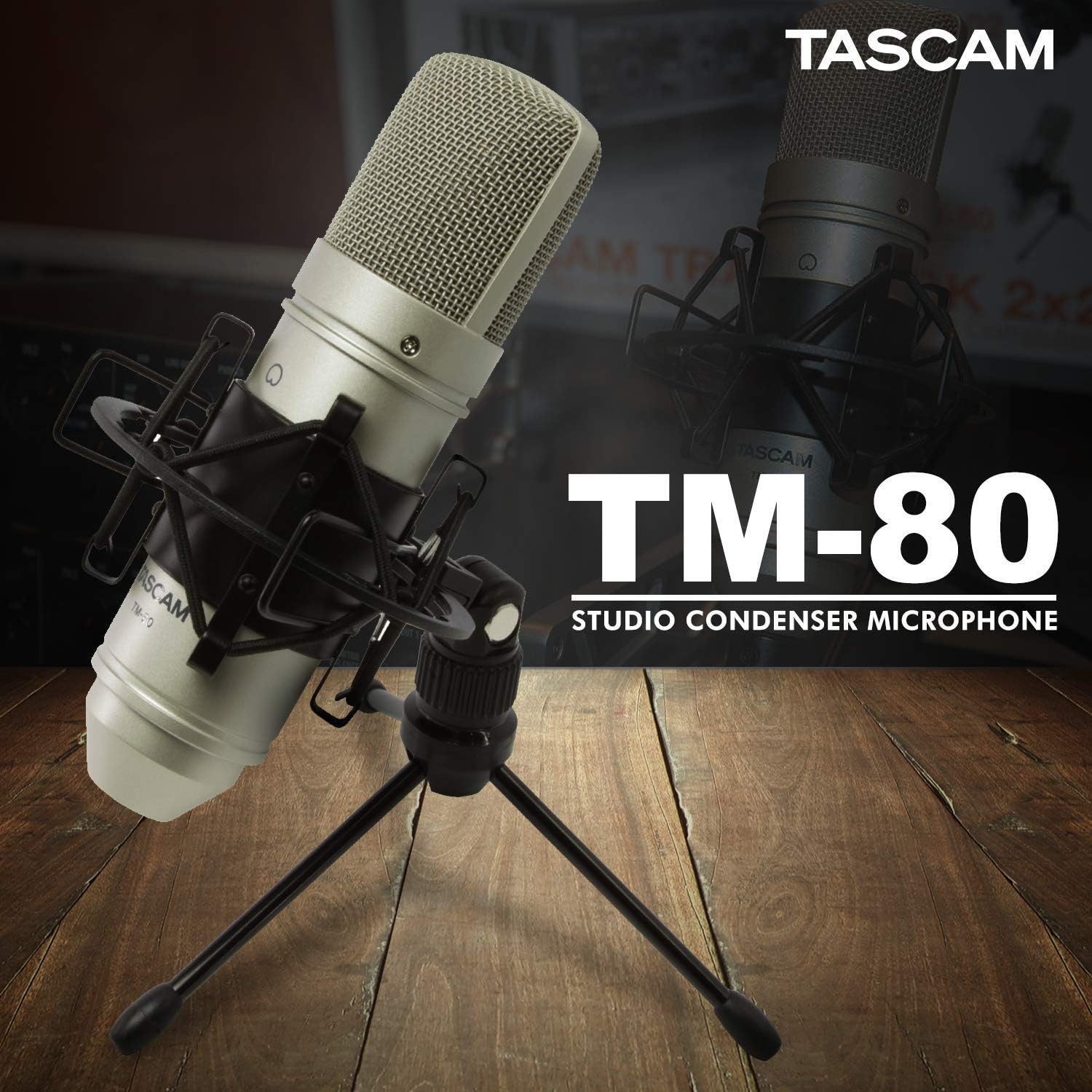 Focusrite Scarlett 4i4 USB Audio Interface (3rd Generation) + Tascam TM-80 Studio Condenser Microphone, Samson SR850 Stereo Headphones, Xpix Pop Filter, Cables and Professional Accessories