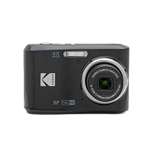 Kodak PIXPRO FZ45 Friendly Zoom Digital Camera (White) Bundle with 64 GB UHS-I U1 SDXC Memory Card, Rapid Travel Charger with 4 AA Rechargeable Batteries, Spider Tripod, and Camera Case (5 Items)