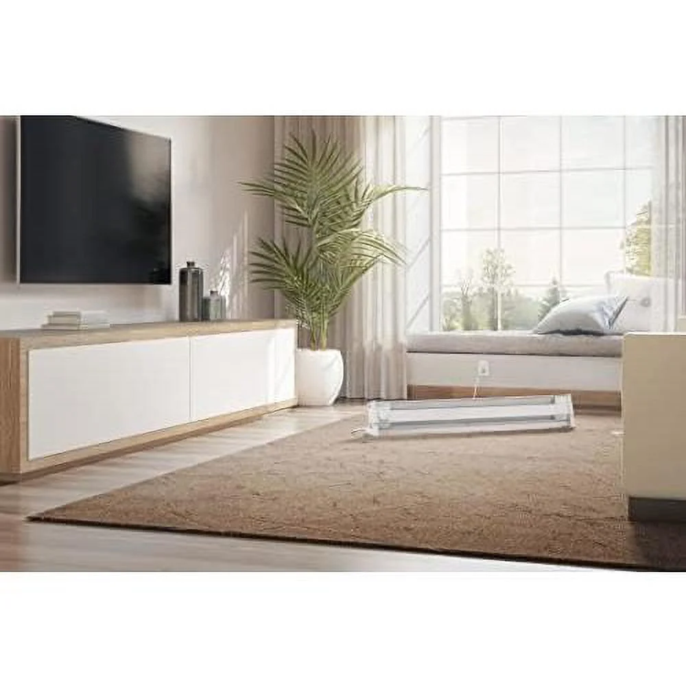 F Series 49" Portable Electric Baseboard Heater (Model: 4P1500W, Part: 05601), 5120 BTU, 120 Volt, 1500 Watt, White