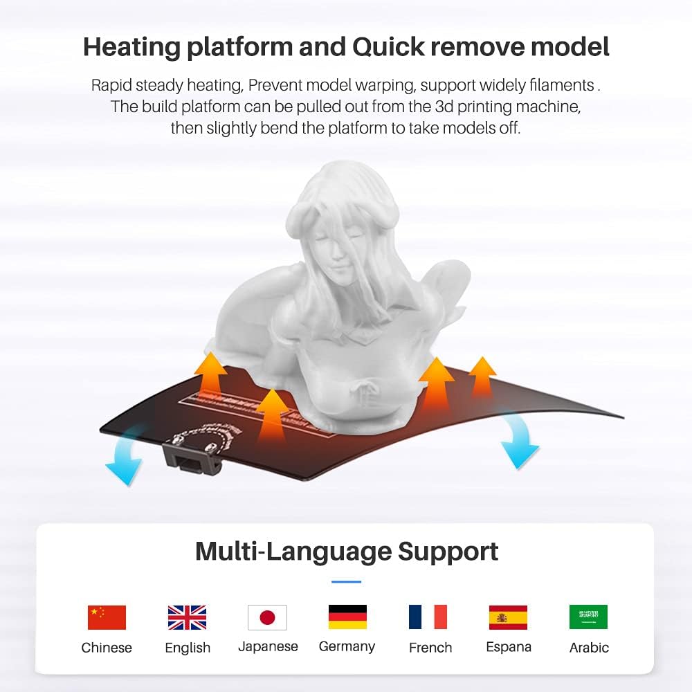 FlashForge Adventurer 3 3D Printer Leveling-Free with Quick Removable Nozzle and Heating Bed, Built-in HD Camera, Wi-Fi Cloud Printing