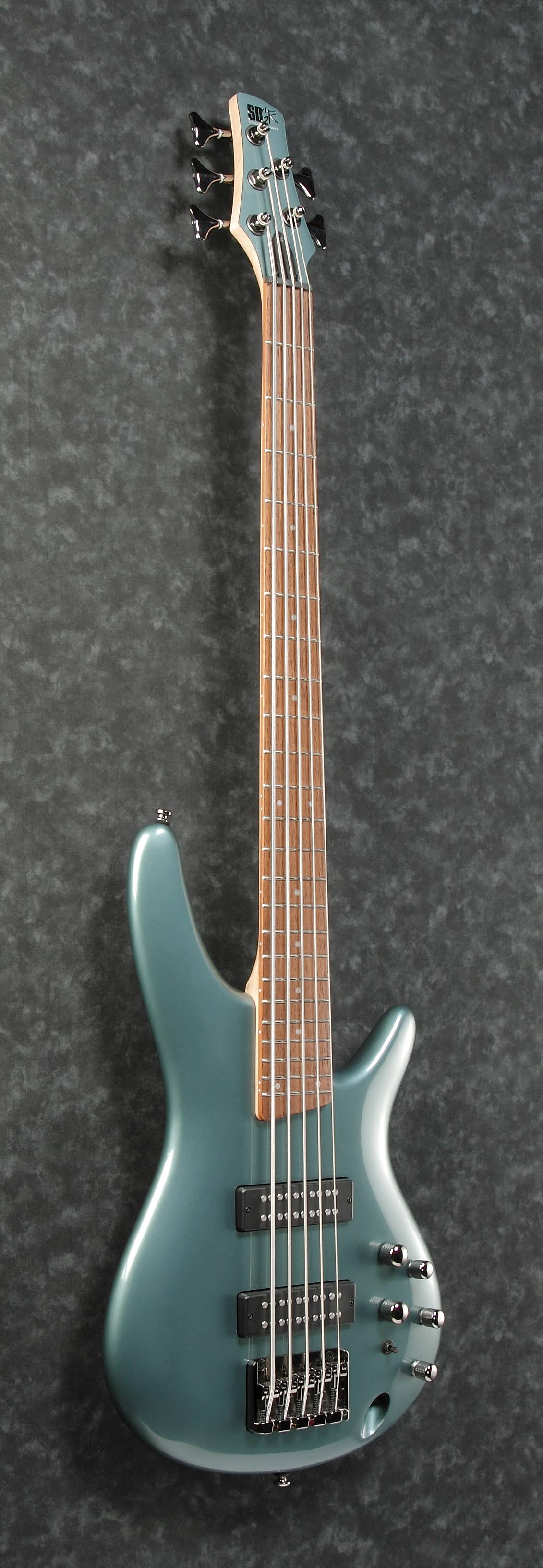 Ibanez SR305E 5-String Bass, Metallic Sage Green
