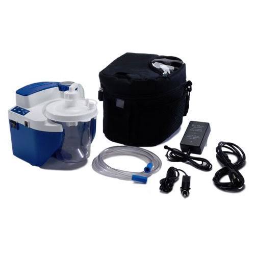 Vacu-Aide QSU Quiet Suction Unit with Internal Filter, Battery, and Carrying Case