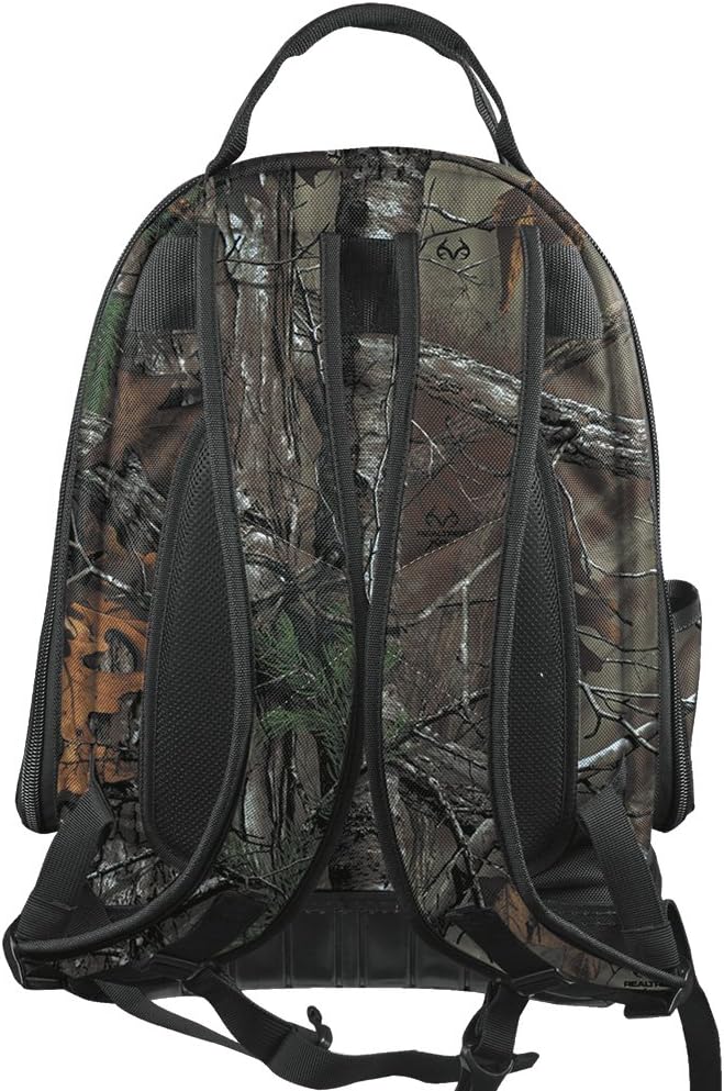 Klein Tools 55421BP14CAMO Tool Bag Backpack, Heavy Duty Tradesman Pro Tool Organizer / Tool Carrier has 39 Pockets, Molded Base, Camo Design
