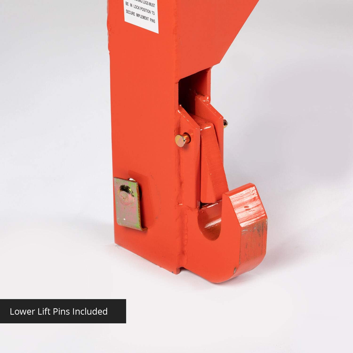 Titan Attachments Orange Category 2, 3 Point Quick Hitch Adapter