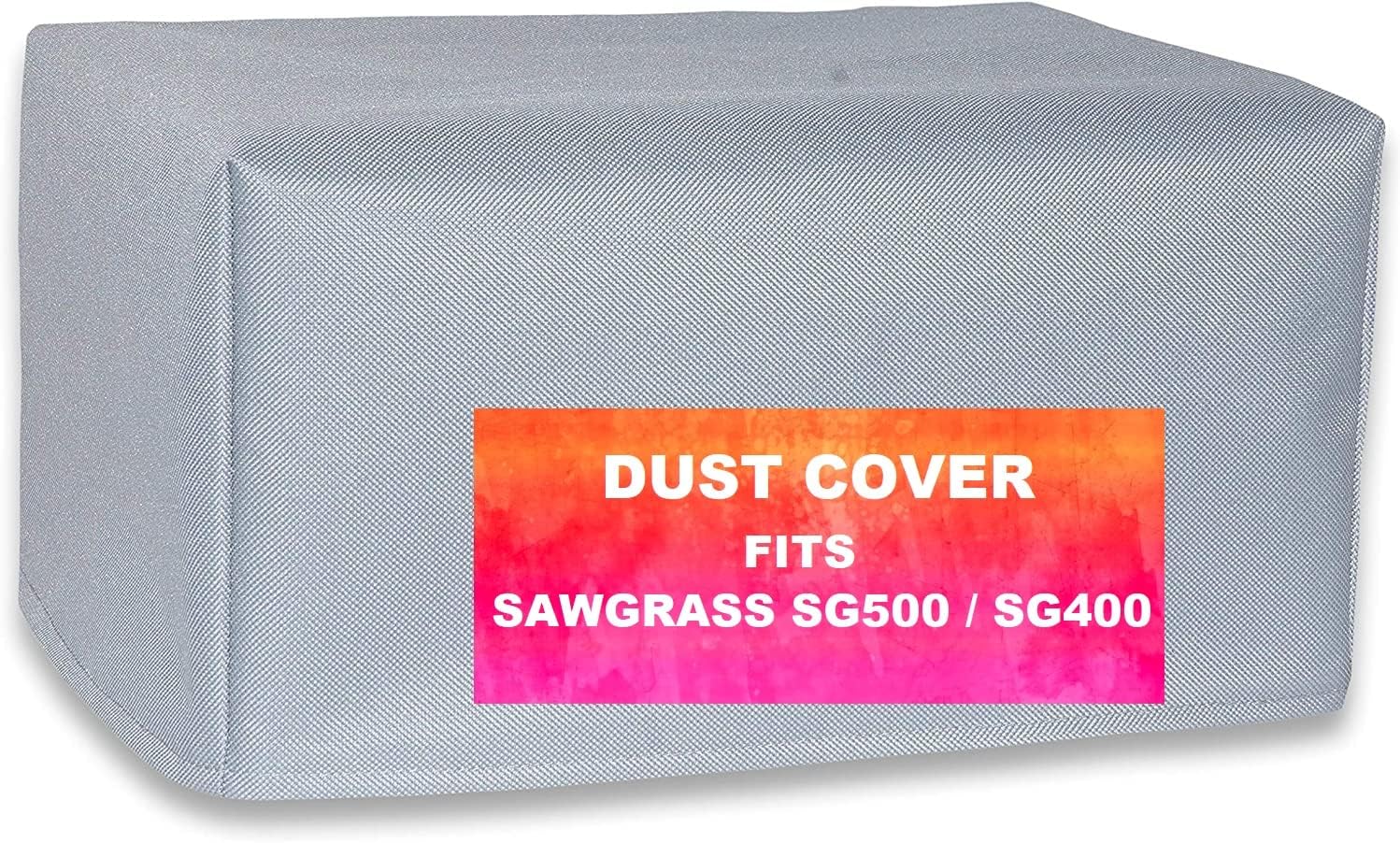 Sawgrass UHD Virtuoso SG500 Sublimation Printer Starter Bundle with Inks, Sublimax Paper, 3 Tapes,10-Piece Sublimation Blanks Pack & SG500 Printer Dust Cover, White