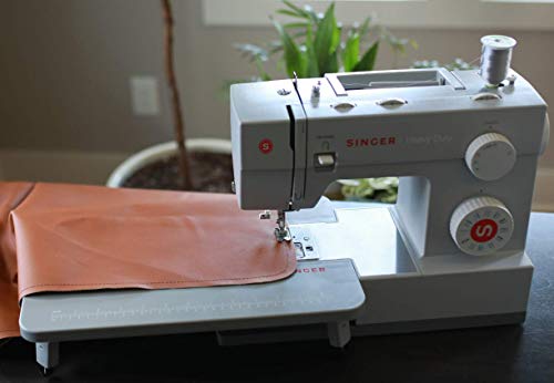 SINGER Heavy Duty 4423 High Speed Sewing Machine with Accessory Kit | Strong Motor With Enhanced Piercing Power, 97 Stitch Applications, Full Metal frame, 1-step Buttonhole & LED Light
