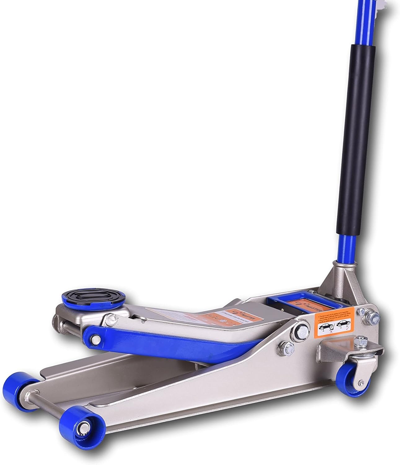 LiftMaster 3 Ton Heavy Duty Ultra Low Profile Steel Floor Jack with Quick Lift